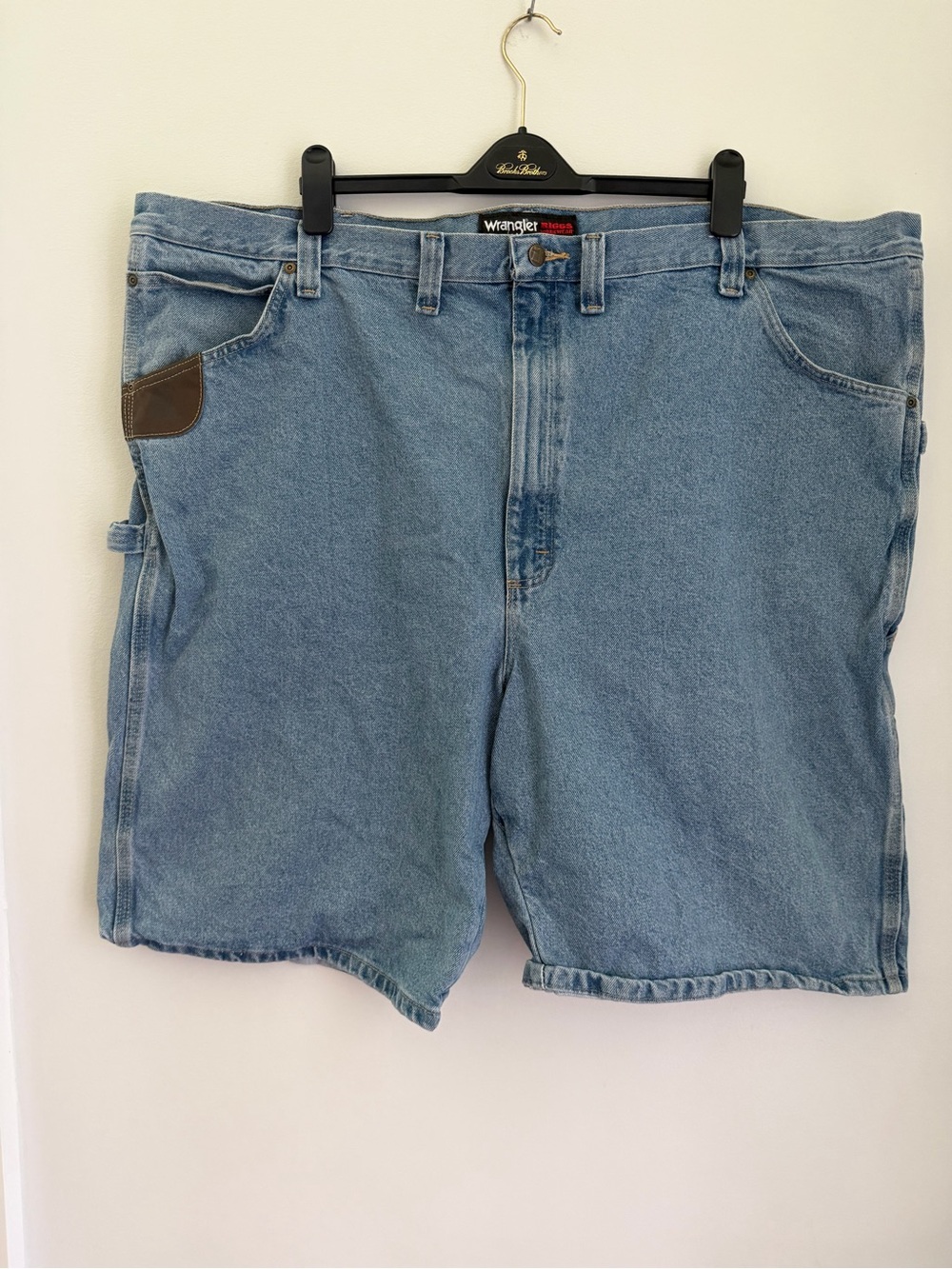 Wrangler Riggs Workwear Mens Jean Shorts Size 50 Utility Ripstop Carpenter Denim